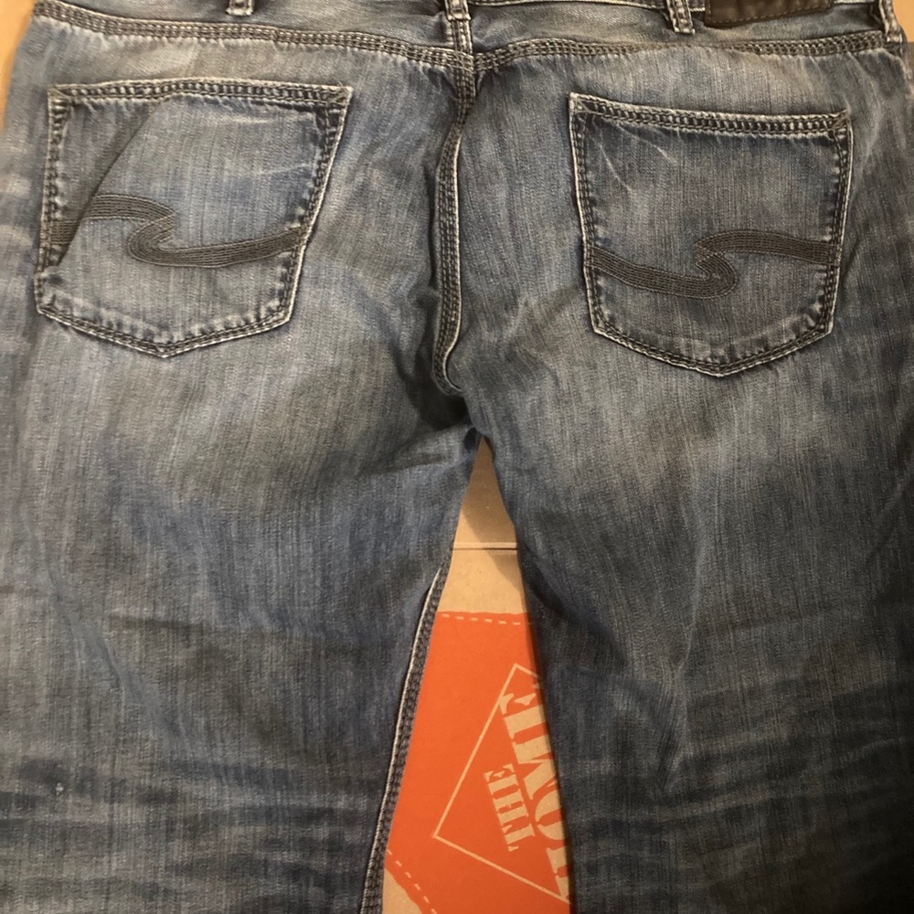 Silver jeans